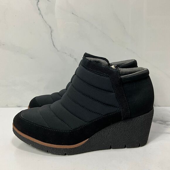 DR. SCHOLL’S Boulevard Winter Wedge Heel Ankle Booties - Picture 2 of 8